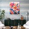 Colorful Flowers Paint by Numbers Adult Floral Adults' Paint-by-Number Kits Abstract Watercolor DIY Paint by Numbers for Adults Oil Hand Painting Canvas Art Crafts 16x20 Inch Without Frame